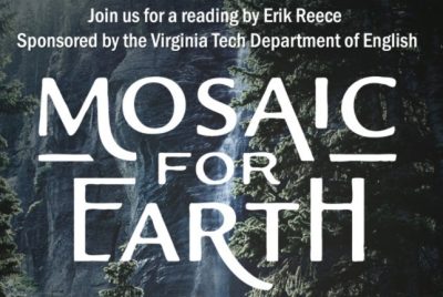 Mosaic for Earth: 'Lost Mountain' A reading by Erik Reece