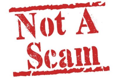  Invitation to 'This is Not a Scam' theatre workshop series